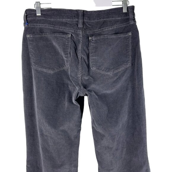 NYDJ Gray Straight Leg Lift Tuck Technology Corduroy Jeans (12) - Picture 5 of 14